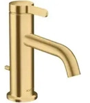 hansgrohe Waschtisch-Einhebelmischer 70 Axor One A 130mm, m ZugstAblGar, brush. gol