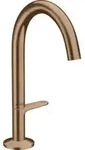 hansgrohe Waschtisch-Einhebelmischer Sel. 170 Axor One A 140mm, m Pus-Op-Abl, brush.