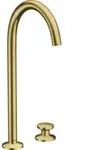 hansgrohe 2-Loch-Waschtischarmatur Sel. 260 Axor One A 165mm, m Push-Open-Ablaufg.,