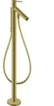 hansgrohe Wannen-Einhebelmischer Axor Starck A 156mm, boden, m Pin-Griff, brush. br