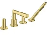 hansgrohe Fertigmontageset Axor Uno 4-L-BW-Rand-Arm., m Zerogr, brush. brass