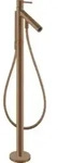 hansgrohe Wannen-Einhebelmischer Axor Starck A 156mm, boden, m Pin-Griff, b r gol