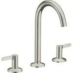 hansgrohe 3-Loch-Waschtischarmatur 170 Axor One A 140mm, m Pus-Op-Abl, m HG, ES