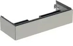 Geberit Waschtischunterschrank One 118,4x50,4x47cm, greige/lackiert m, 1 L