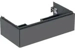 Geberit Waschtischunterschrank One 88,8x50,4x47cm, lava/lackiert m, 1 Laden