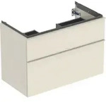 Geberit Waschtischunterschrank iCon 88,8x61,5x47,6cm, 2 L, sa hgl/Gr. sa ma