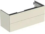 Geberit Waschtischunterschrank One 118,4x50,4x47cm, sand-grau/l hg, 2 Laden