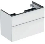 Geberit Waschtischunterschrank iCon 88,8x61,5x47,6cm, 2 L, we. ma/Gr we. ma