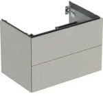 Geberit Waschtischunterschrank One 74x50,4x47cm, greige/lackiert m, 2 Laden