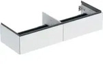 Geberit Waschtischunterschrank One 133,2x50,4x47cm, 2 Laden, w/lack. matt