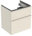 Geberit Waschtischunterschrank iCon 59,2x61,5x47,6cm, 2 L, sa hgl/Gr. sa ma