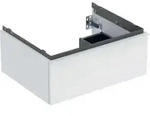 Geberit Waschtischunterschrank iCon 59,2x24,7x47,6cm, we. ma/Gr wei&szlig; matt