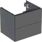 Geberit Waschtischunterschrank One 59,2x50,4x47cm, lava/lackiert m, 2 Laden