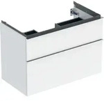 Geberit Waschtischunterschrank iCon 88,8x61,5x47,6cm, 2 L, w/l hgl/Gr. vc