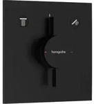 hansgrohe Mischer DuoTurn E UP, f&uuml;r 2 Verbraucher, mattschwarz