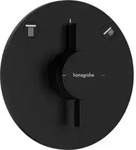 hansgrohe Mischer DuoTurn S UP, f&uuml;r 2 Verbraucher, mattschwarz