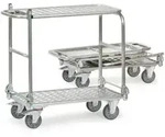 fetra Klappwagen KW 15 Alu, Tragkraft 200kg, TPE-Reifen, 2 klappbare B&uuml;gel,