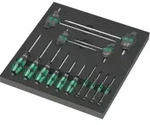 Wera 9712 Schaumstoffeinlage TX HF Schraubendreher Set 1, 14-teilig