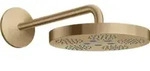 hansgrohe Kopfbrause Axor One mit Brausearm, 1jet, brushed bronze