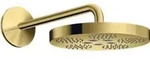hansgrohe Kopfbrause Axor One mit Brausearm, 1jet, polished gold optic