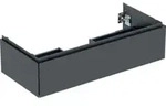 Geberit Waschtischunterschrank One 103,6x50,4x47cm, matt-sw, 1 Schubladen