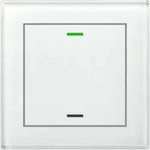 MDT technologies Glastaster II Light 1-fach RGBW, wei&szlig;, neutral BE-GTL1TW.01