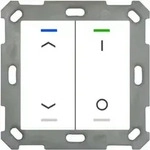 MDT technologies Taster Light 55 2-fach RGBW, rws/gl&auml; BE-TAL55T2.C1