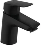 hansgrohe Einhebel-Waschtischarmatur Logis Pus-Op-Abl, o CSt, Ausl. 107mm, matt-sw
