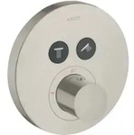hansgrohe Fertigmontageset ShowerSelect UP-THM, 2 Verbr., rund, Edelstahl-Optik