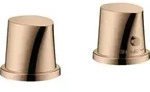 hansgrohe Fertigset Axor Starck Organic 2-L-BW-Rand-Arm., m Thermostat, pol. r...