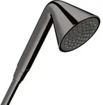 hansgrohe Handbrause Axor 85mm, 1jet, polished black chrome
