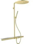 hansgrohe Showerpipe Axor m TH 800, Kopfbrause 350mm, 1j, brush. br