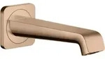 hansgrohe Wanneneinlauf Axor Citterio E Ausladung 181mm, polished red gold