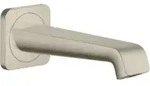 hansgrohe Wanneneinlauf Axor Citterio E Ausladung 181mm, brushed nickel