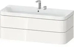 Duravit M&ouml;belwaschtisch-Unterschrank Happy D.2 Plus 117,5x49cm, 2 Schubk., 2 HL, we