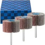 PFERD TOOLS F&auml;cherschleifer-Set 3-tlg. Korund &Oslash; 50x30mm Schaft-&Oslash; 6 mm A60, 80,120