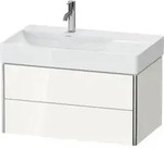 Duravit Waschtischunterschrank XSquare 78,4x46x39,7cm, 2 La, B l, wandh&auml;ngend, sw