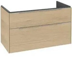 V&B Waschtischunterschrank Subway 3.0 97,3x57,6x47,8cm, m LE/Gr AL gl, Nord Oa