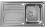 hansgrohe Einbausp&uuml;le S44 mit Abtropffl&auml;che, 840x480mm, Edelstahl