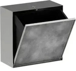 hansgrohe XtraStoris Rock EB-Abfalleimer 300x300x140mm, m befl. T., ES Optic