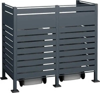 50NRTH Westmann M&uuml;lltonnenverkleidung Planum 2x240L 90 x 170 x 150cm