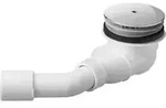 Duravit Duschwannenablauf D-Code d= 9cm, Abgang waagerecht, chrom