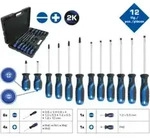 Brilliant Tools Schraubendreher-Satz, 12-tlg, Schlitz, PH