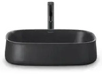 Duravit Aufsatzbecken Zencha 55x39cm, o L, &Uuml;, HLB, gs, anthr. ma