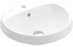 V&B Einbauwaschbecken Architectura d 45cm, rd, 1 Hahnl., mit &Uuml;berlauf, wei&szlig;