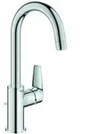Grohe Waschtisch-Einhebelmischer BauEdge 1/2", L, m Abl a KS, swb Rohrausl, ch