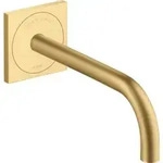 hansgrohe Elektronischer Waschtischmischer Axor Uno UP, Ausladung 225mm, brushed gold