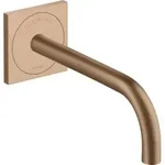 hansgrohe Elektronischer Waschtischmischer Axor Uno UP, Ausladung 225mm, brushed red