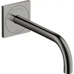 hansgrohe Elektronischer Waschtischmischer Axor Uno UP, Ausl. 225mm, polished black