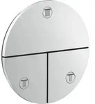 hansgrohe Ventil Axor ShowerSelect ID Unterputz, 3 Verbaucher, rund, Chrom